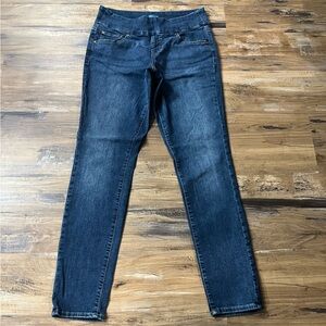 Jag Medium Blue Wash Pull-On Comfort Women's Skinny Jegging Jeans Pants Denim